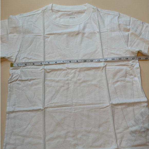 Allbirds Women’s Cotton Tee in Blizzard White | Size S | Soft & Sustainable - Picture 5 of 6